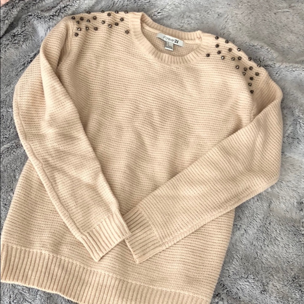 Studded sweater